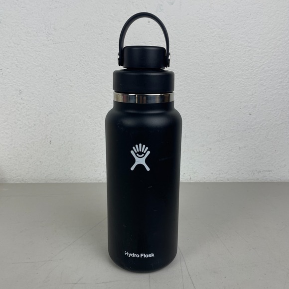 Hydro Flask Other - Hydro Flask Wide Mouth Water Bottle 32oz Black Insulated Stainless Steel Hydrate